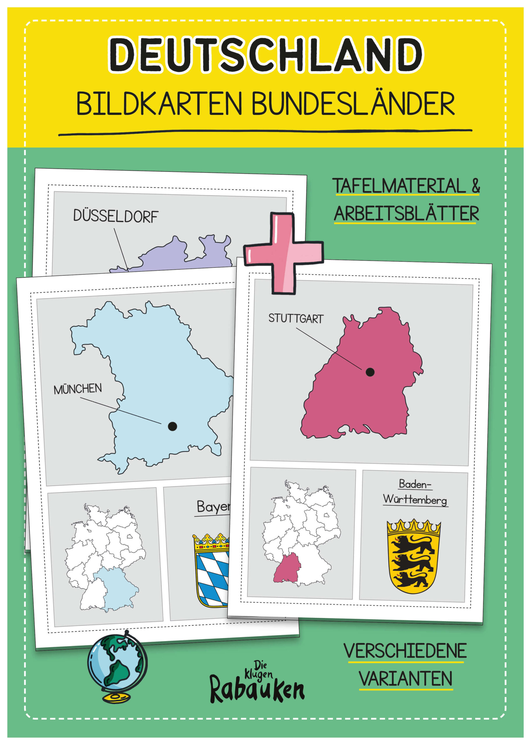 Deutschland – Bildkarten zu den Bundesländern Deutschlands 