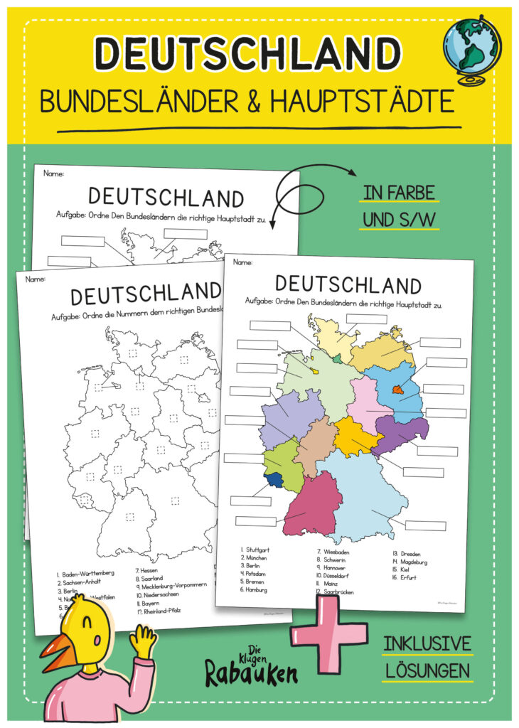 Deutschland Kartenarbeit