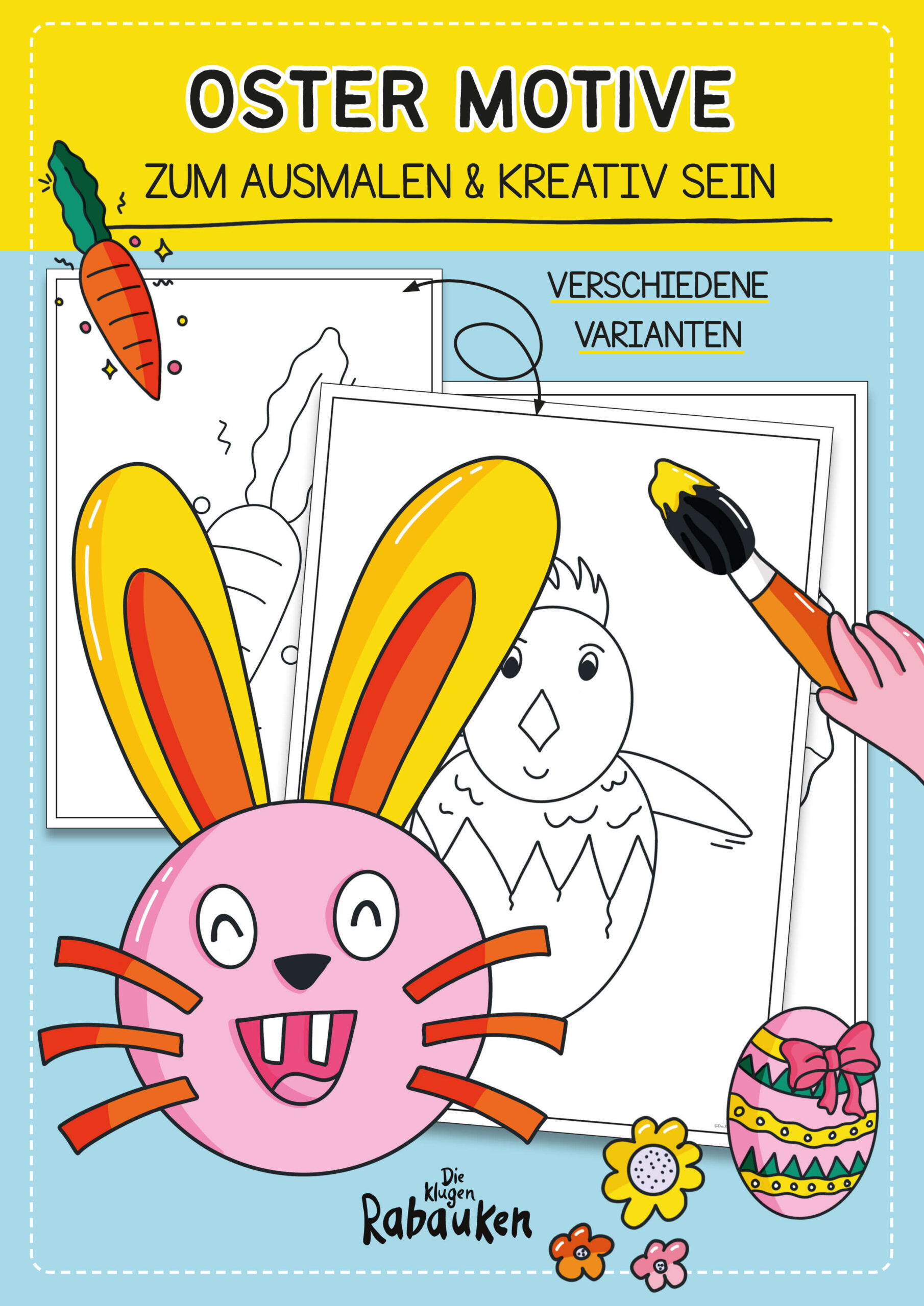 Oster Ausmalbilder – Ostermotive für Kinder