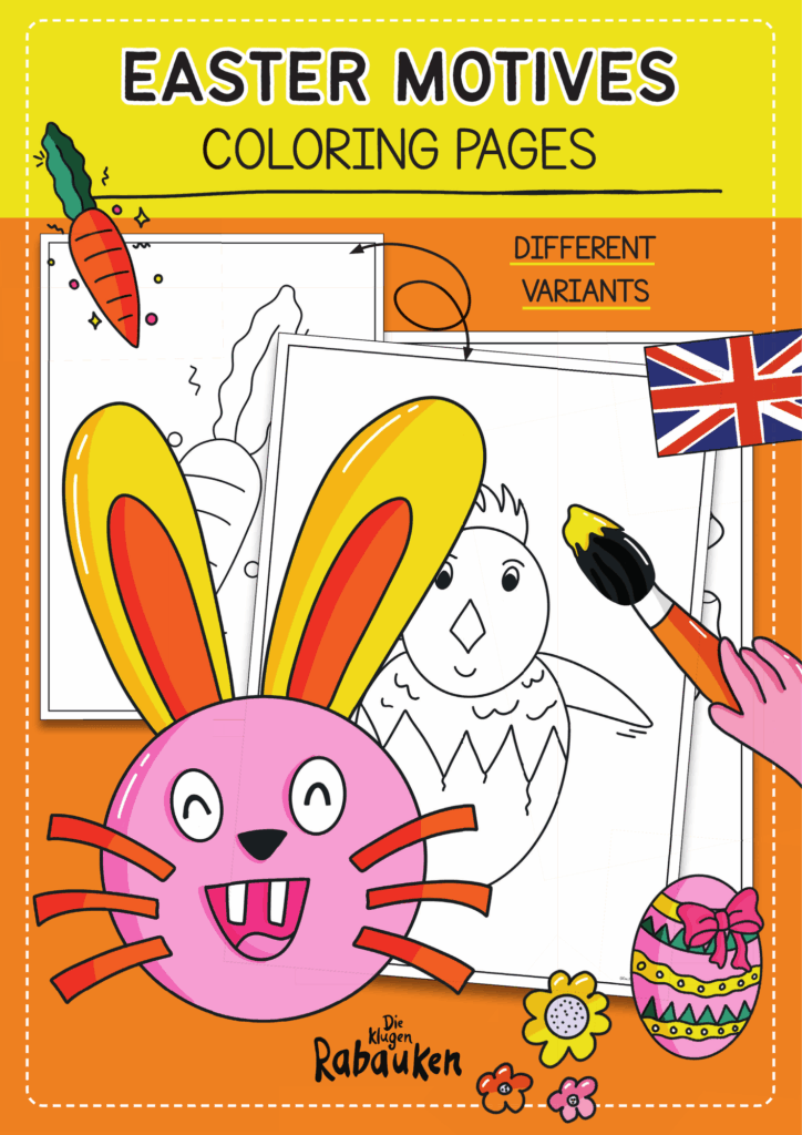 Ostern Ausmalmotive Englisch