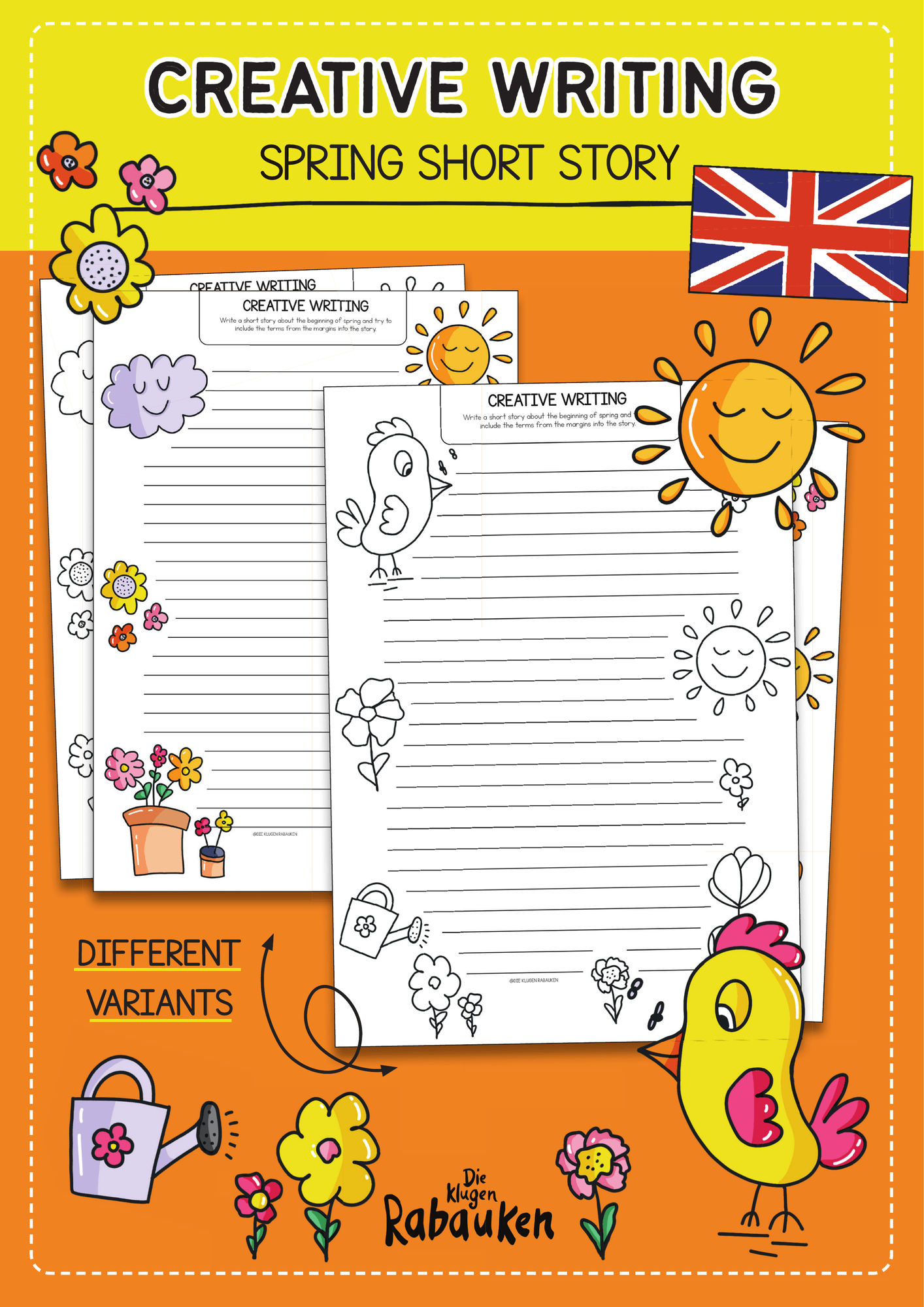 Creative Writing Spring – Short Story Englisch Arbeitsblätter