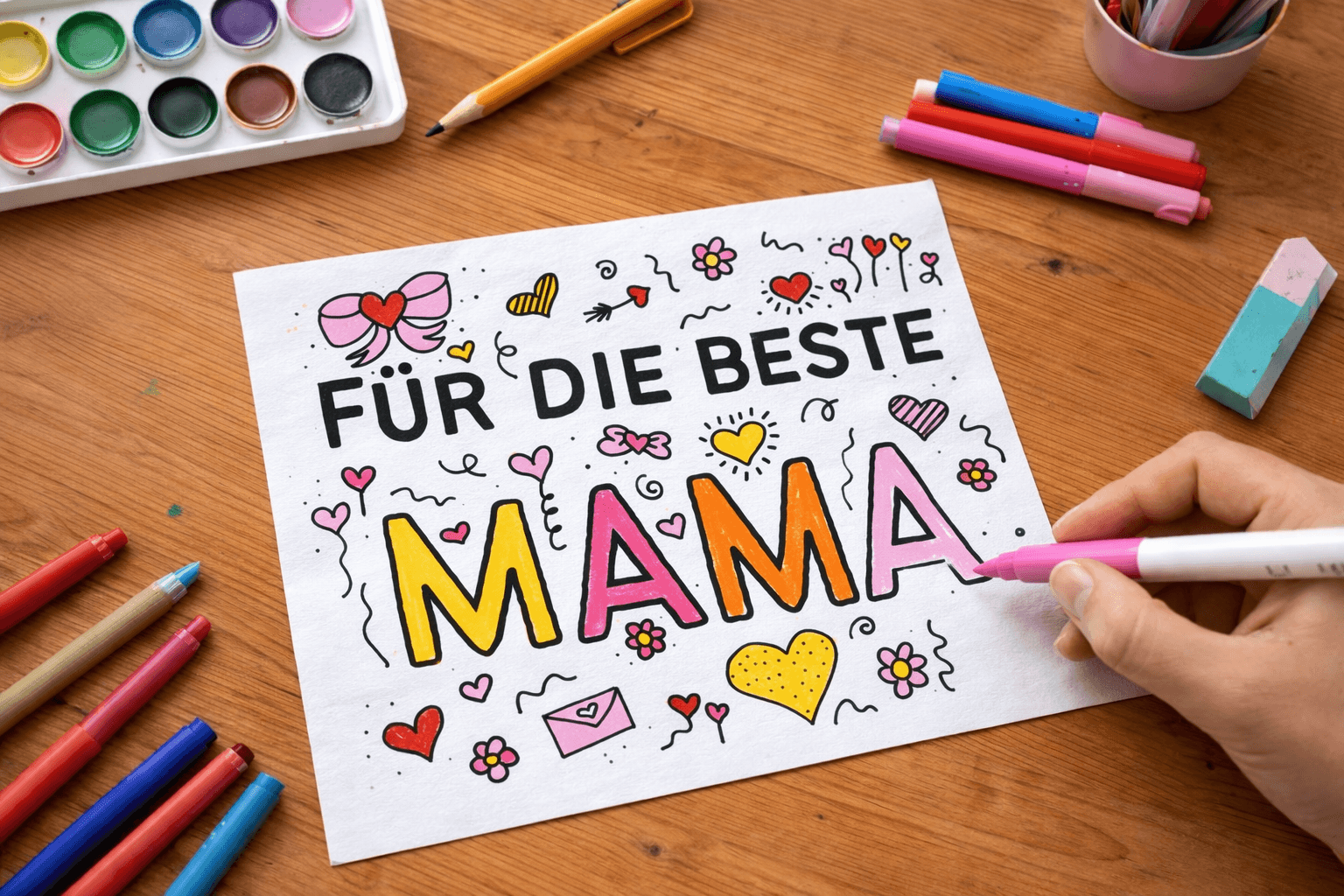 Muttertag Basteln Karte