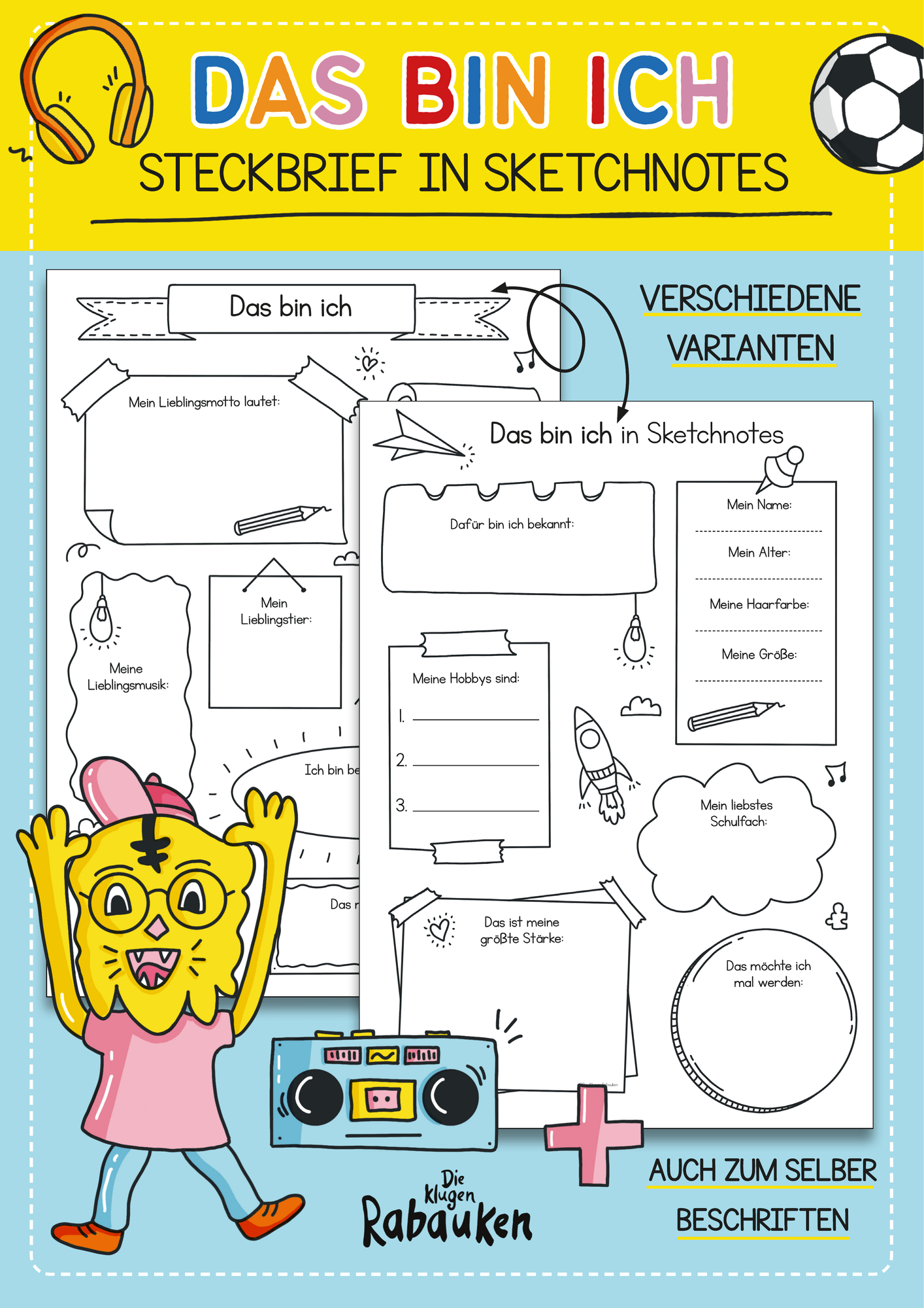 Das bin ich Sketchnotes