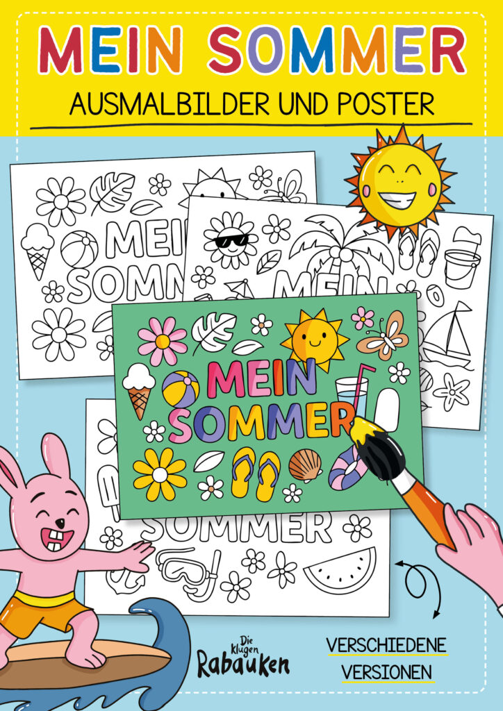 Mein Sommer Ausmalbilder