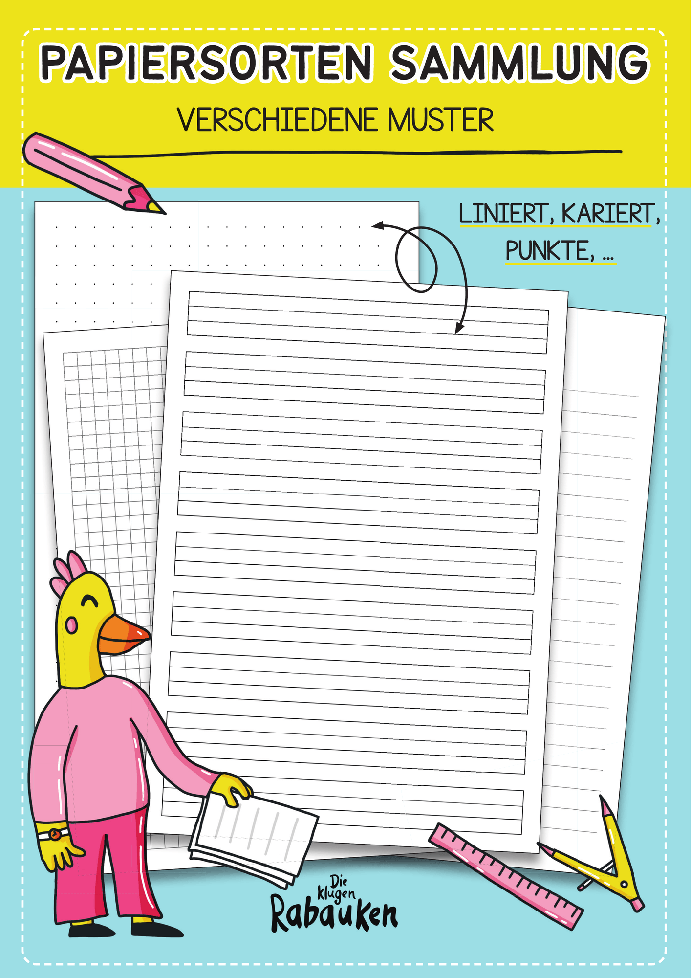 Papiersorten Sammlung