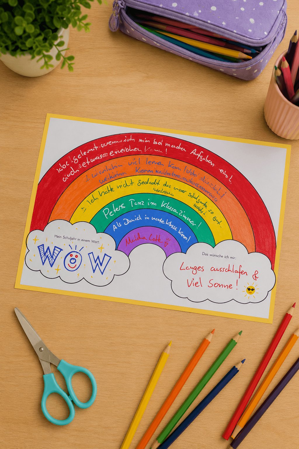 Schuljahresende Grundschule Regenbogen