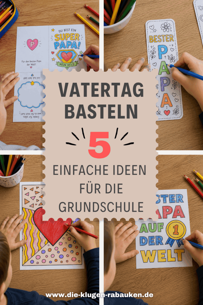 Vatertag Basteln Titelbild