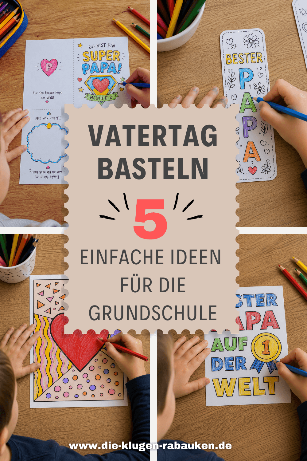 Vatertag Basteln Titelbild