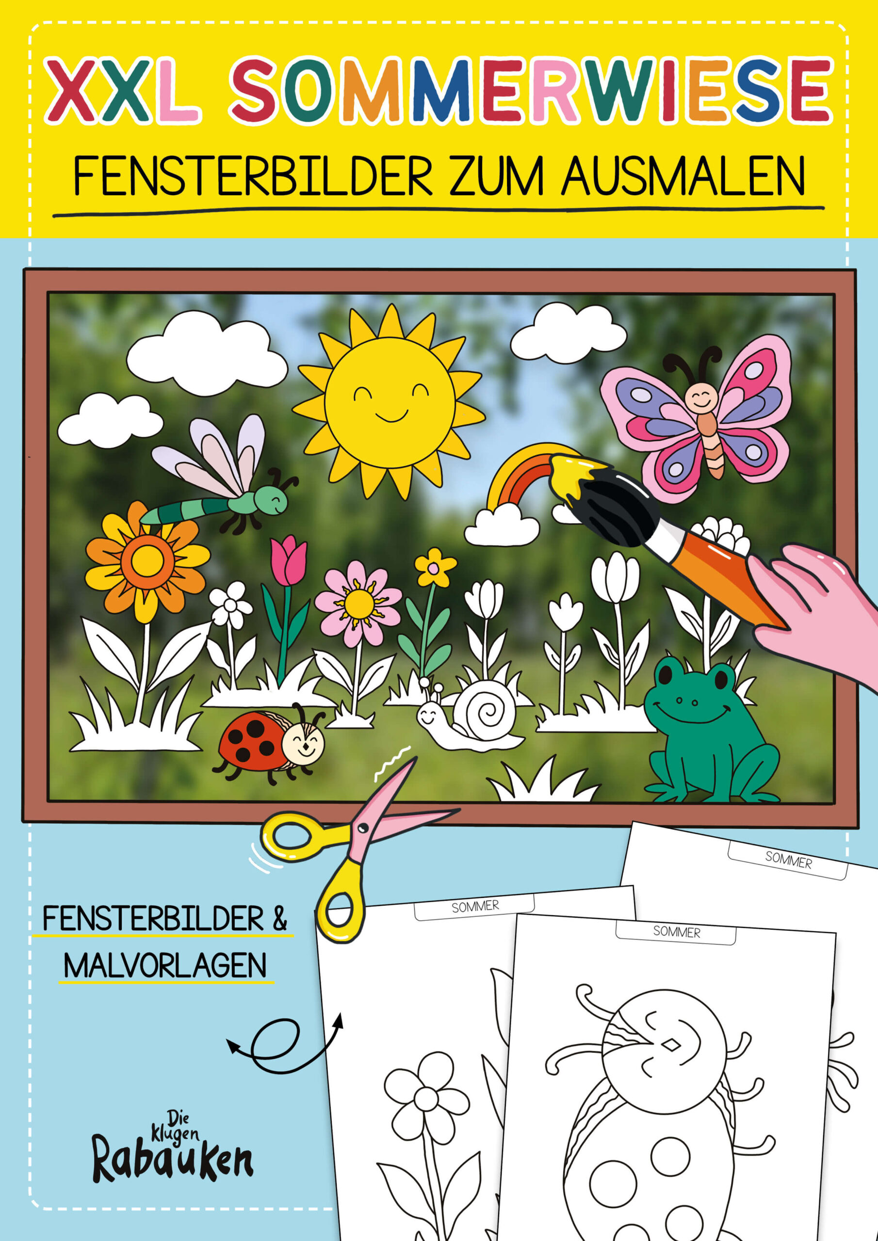 Blumenwiese Basteln