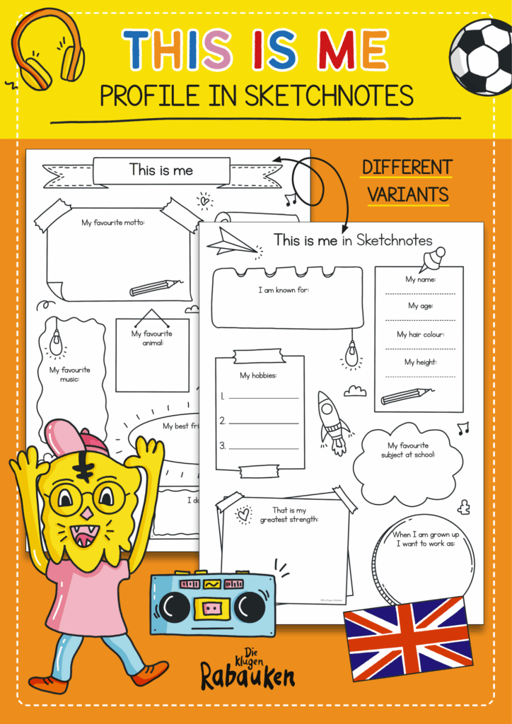 this is me Englisch Sketchnotes