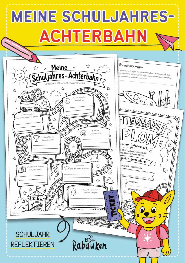 Schuljahresende Achterbahn
