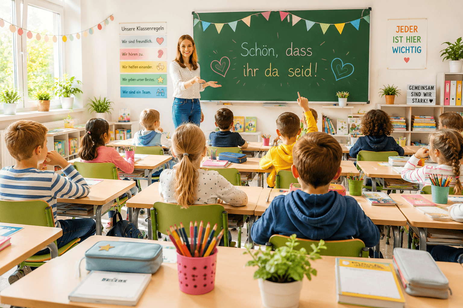 Schulstart in der grundschule