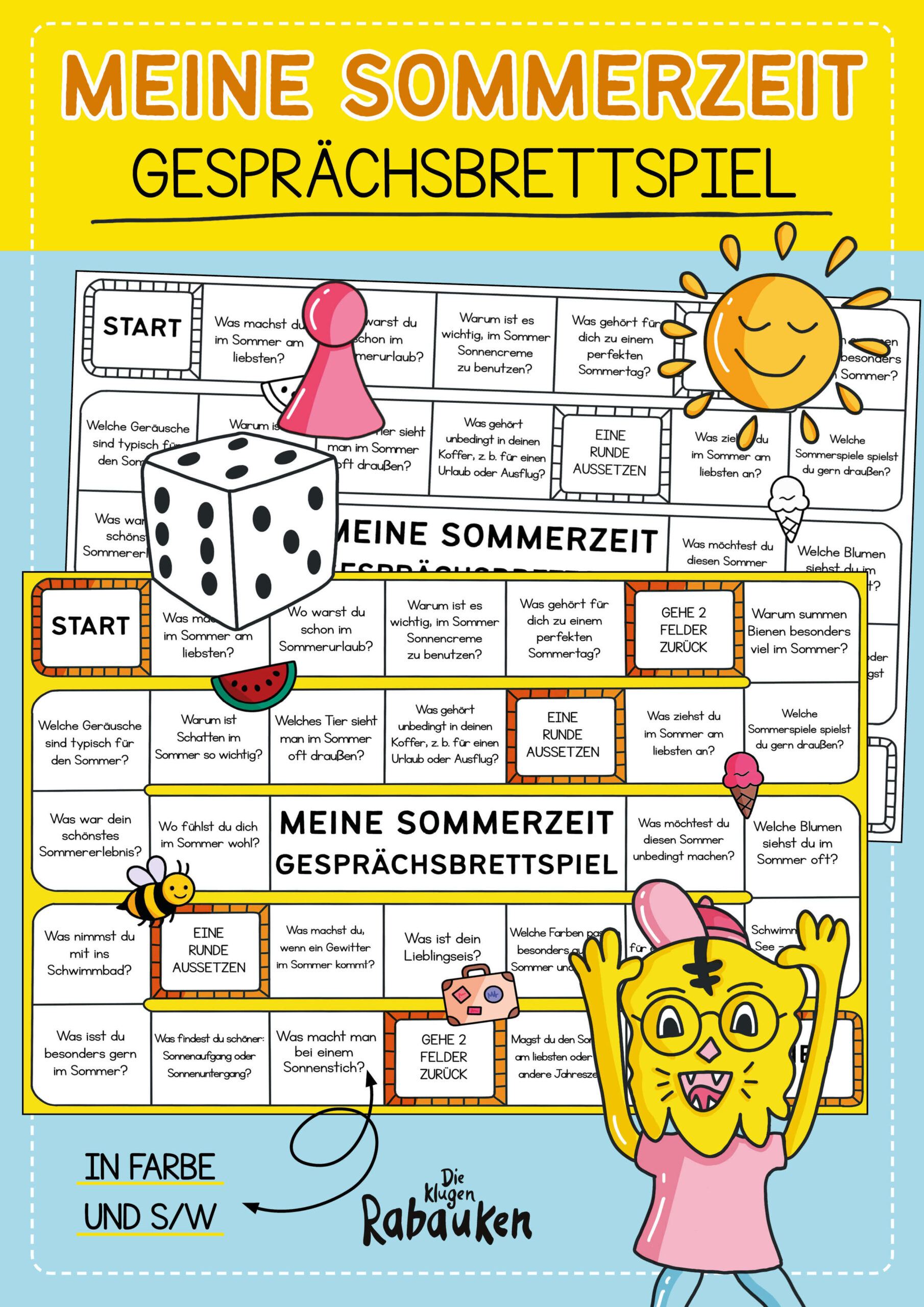 Meine Sommerzeit – Gesprächsbrettspiel
