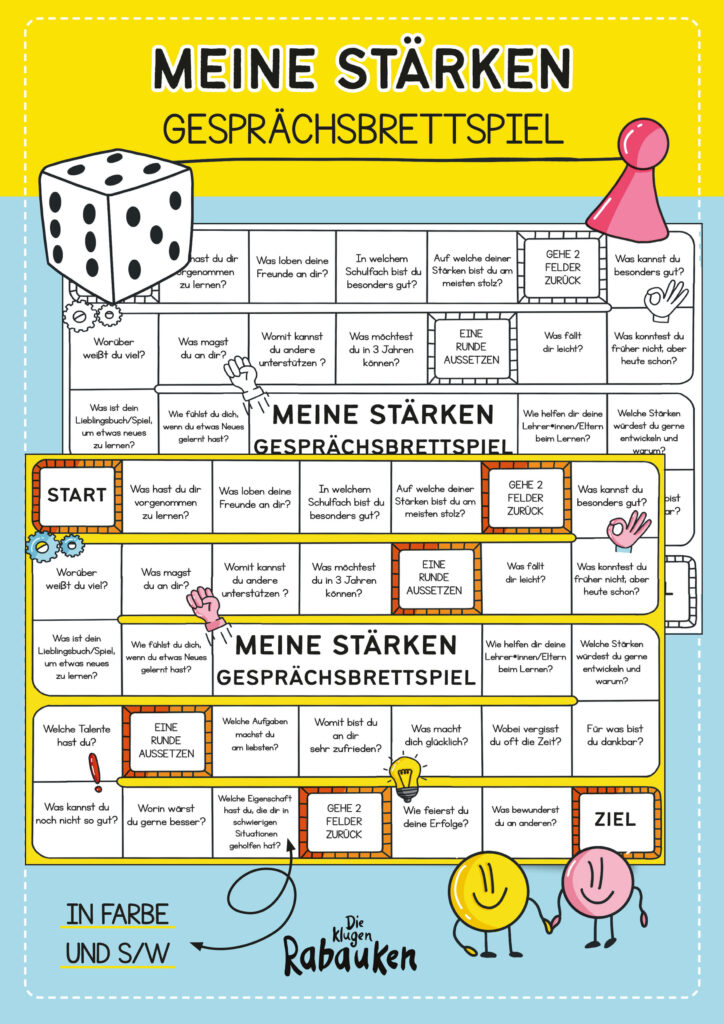 Gesprächsbrettspiel meine stärken