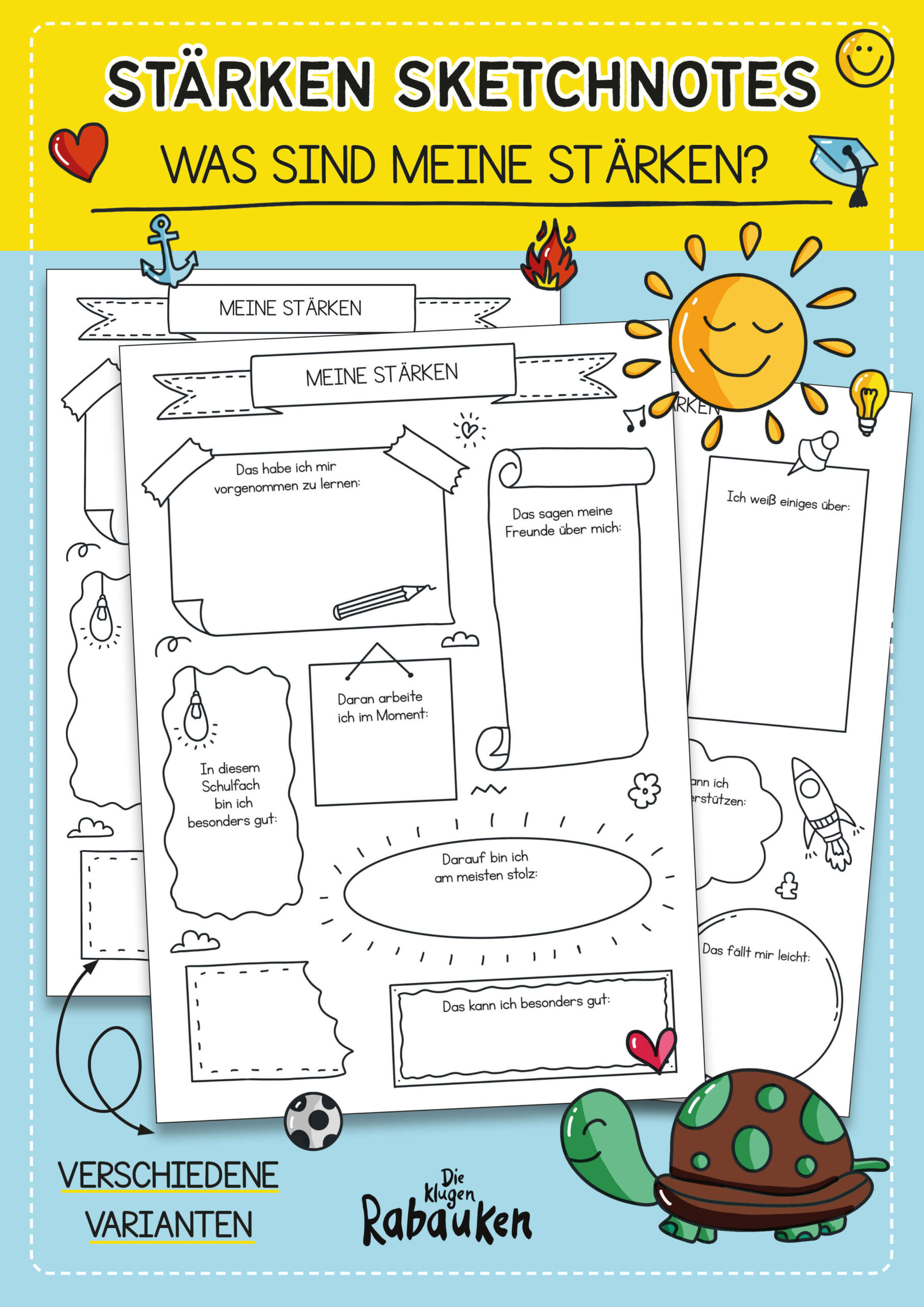Stärken Sketchnotes – Eigene Fähigkeiten kreativ entdecken