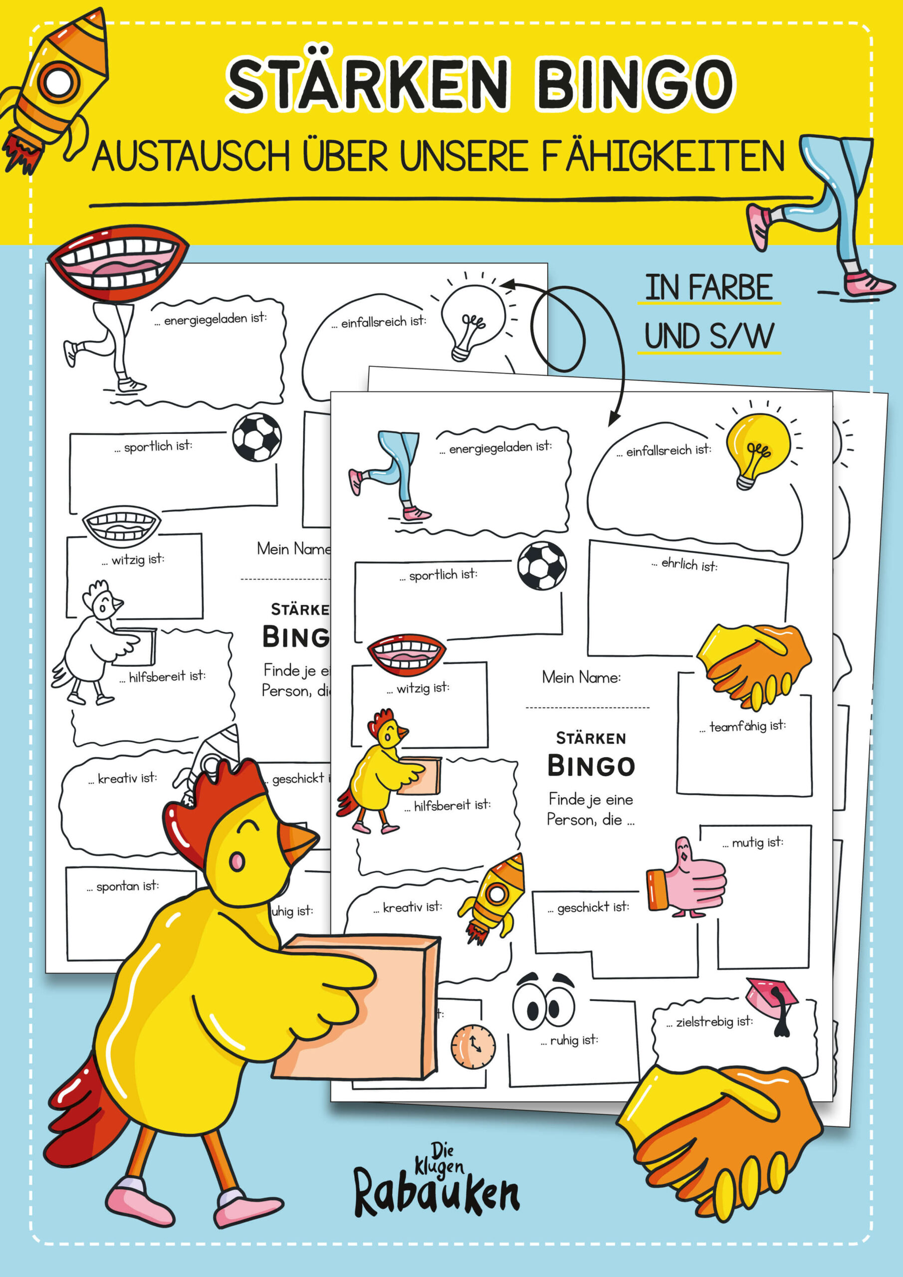 Stärken Bingo – Austausch über unsere Fähigkeiten