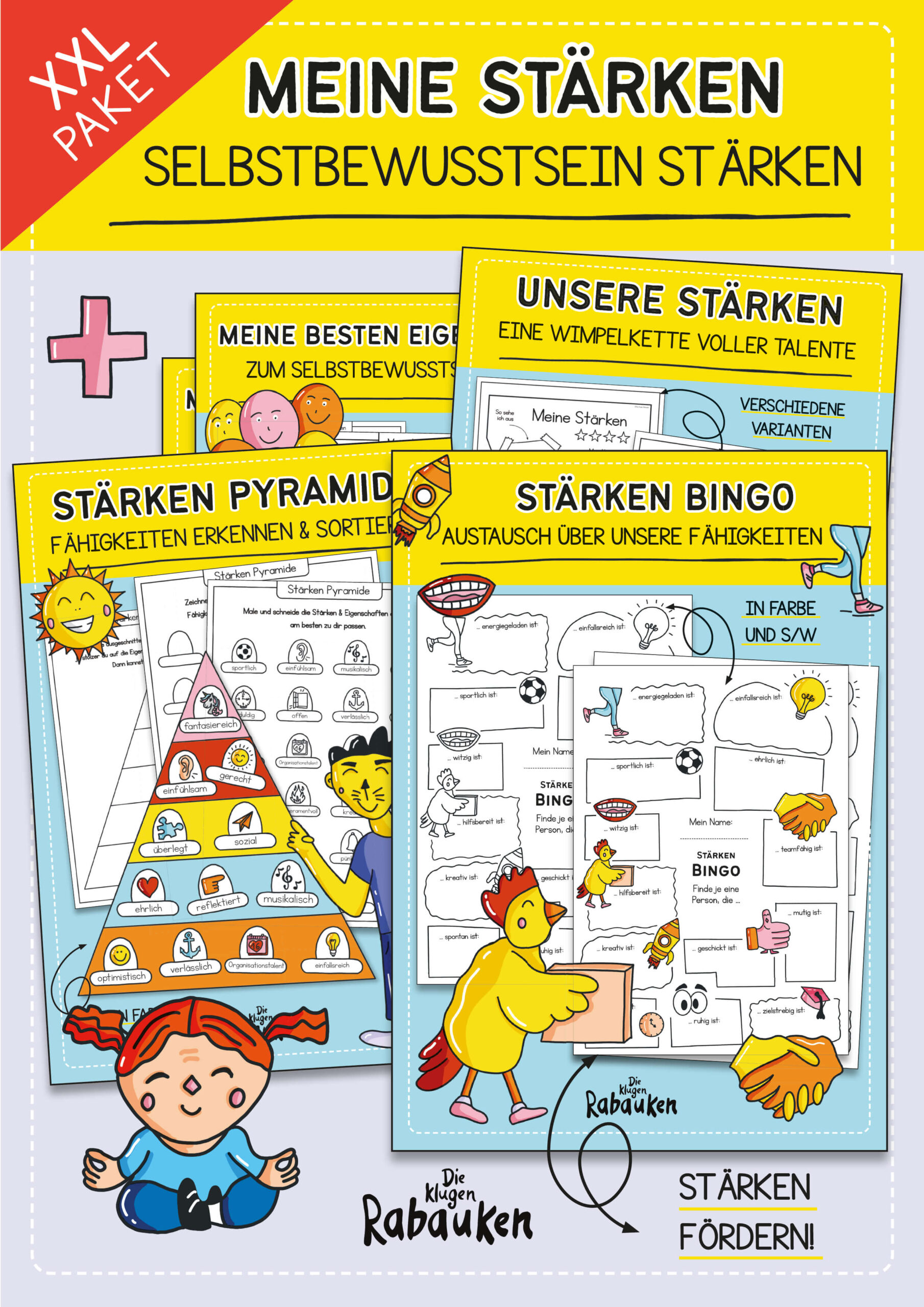 Meine Stärken – XXL Materialpaket für mehr Selbstbewusstsein