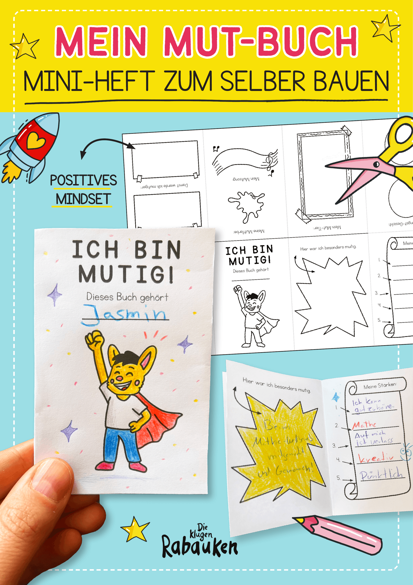 Mein Mut-Buch – Mini-Heft zum Selberbauen