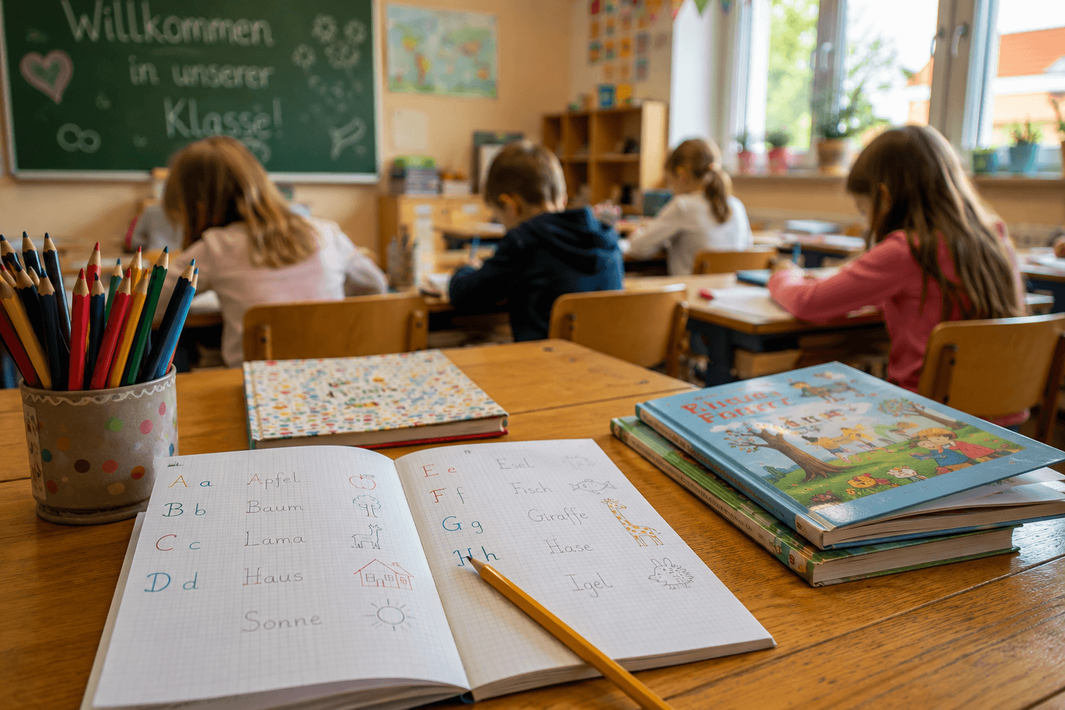 Deutsch Unterrichtsmaterial Klassenraum