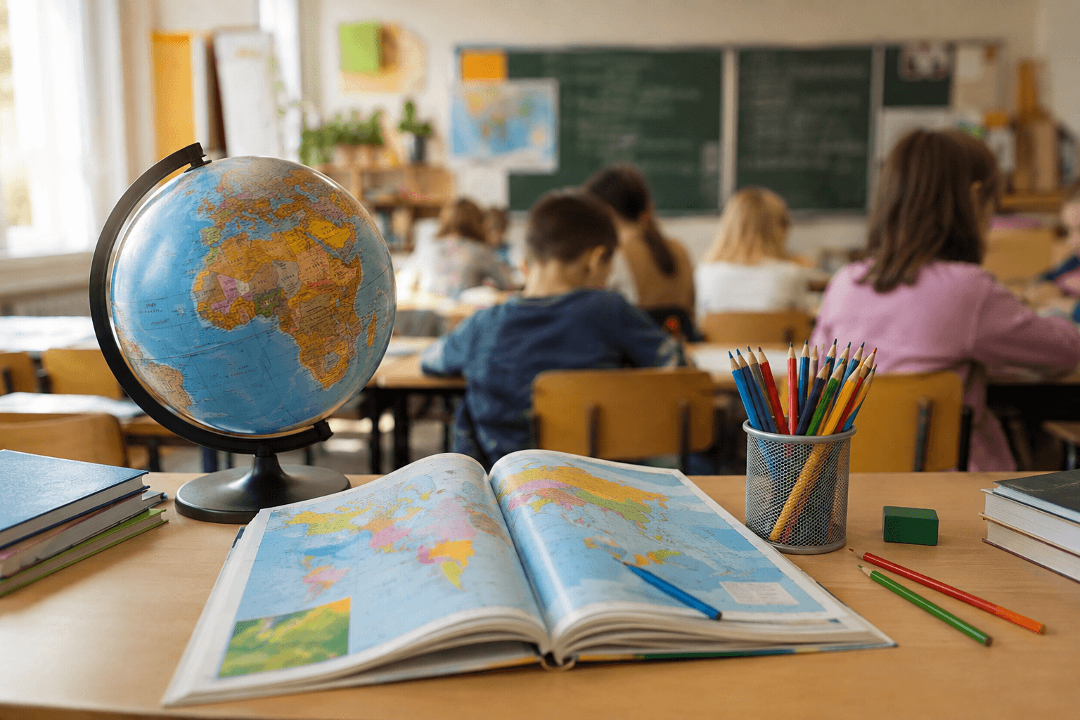 Erdkunde Unterrichtsmaterial Klassenraum