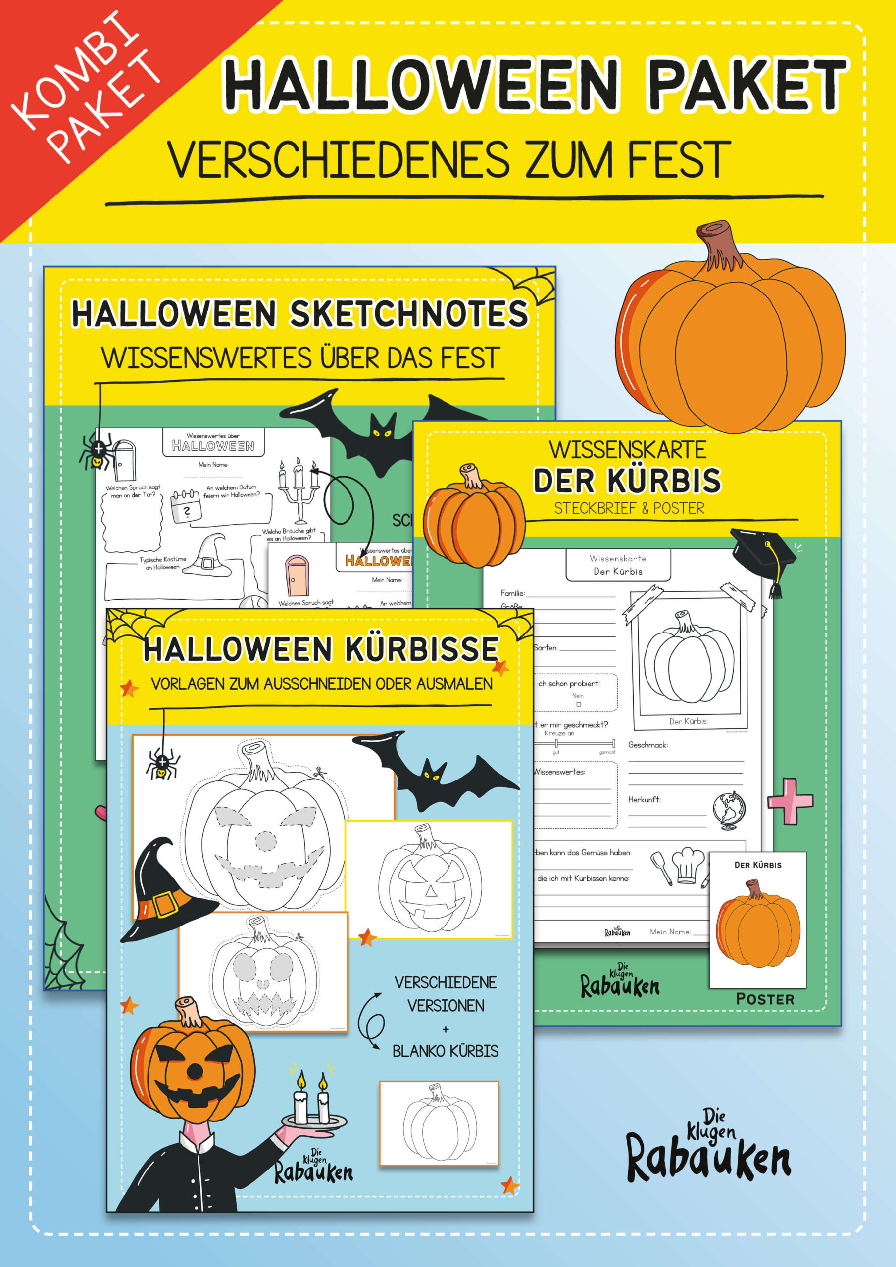 Halloween Paket Grundschule – Verschiedenes zum Fest