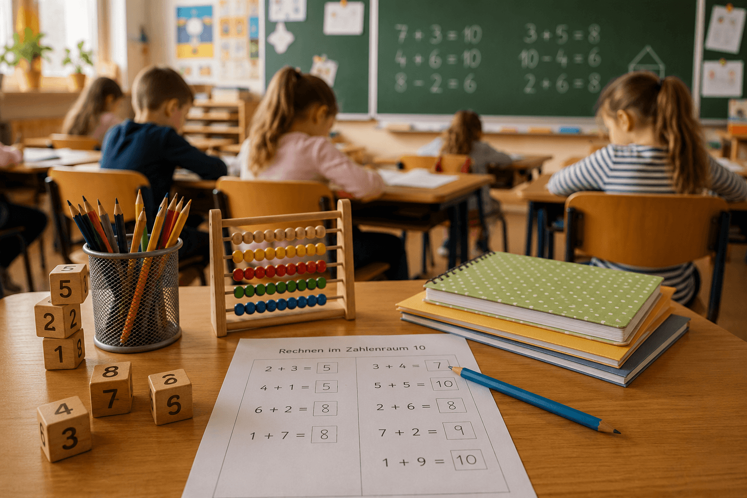 Mathe Unterrichtsmaterial Klassenraum