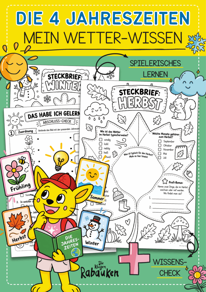 Jahreszeiten-Steckbriefe Cover