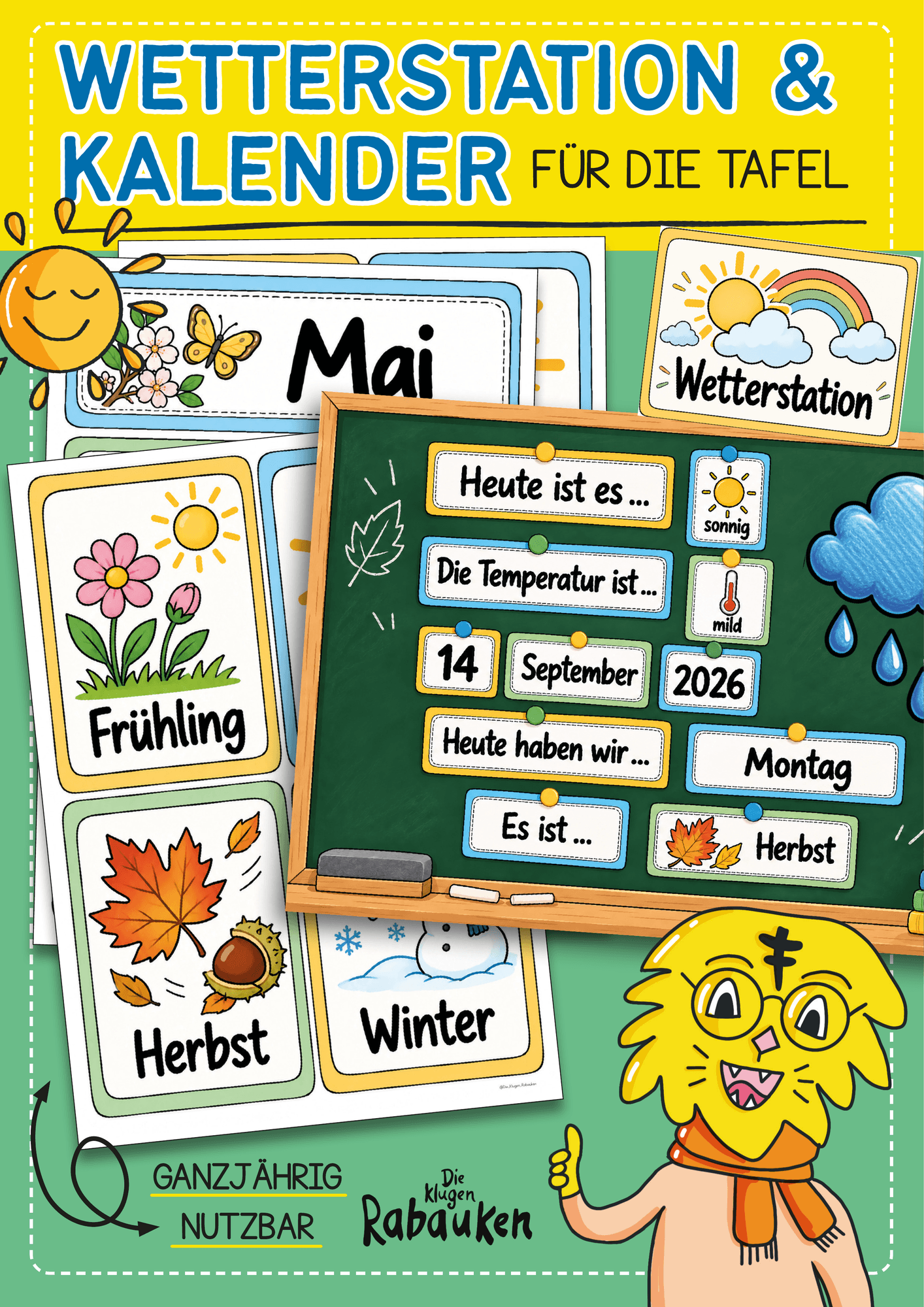 Wetterstation und Kalender Grundschule – Morgenkreis
