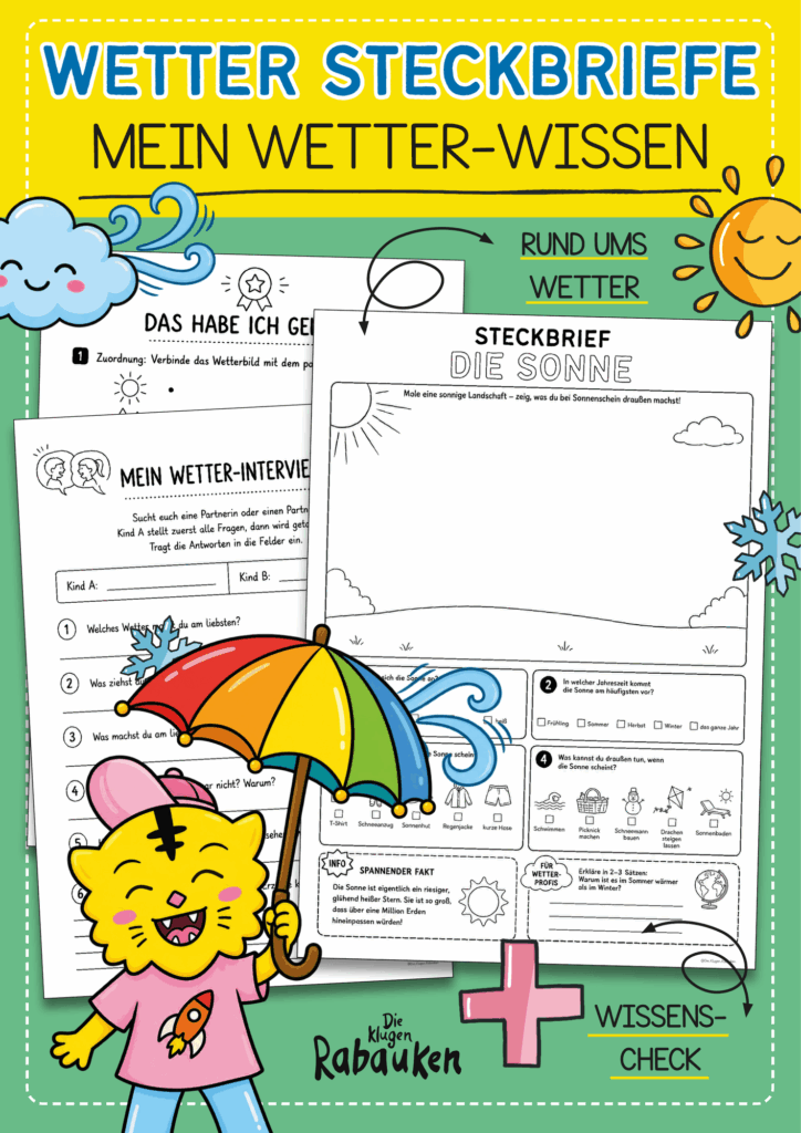 wetter steckbriefe grundschule