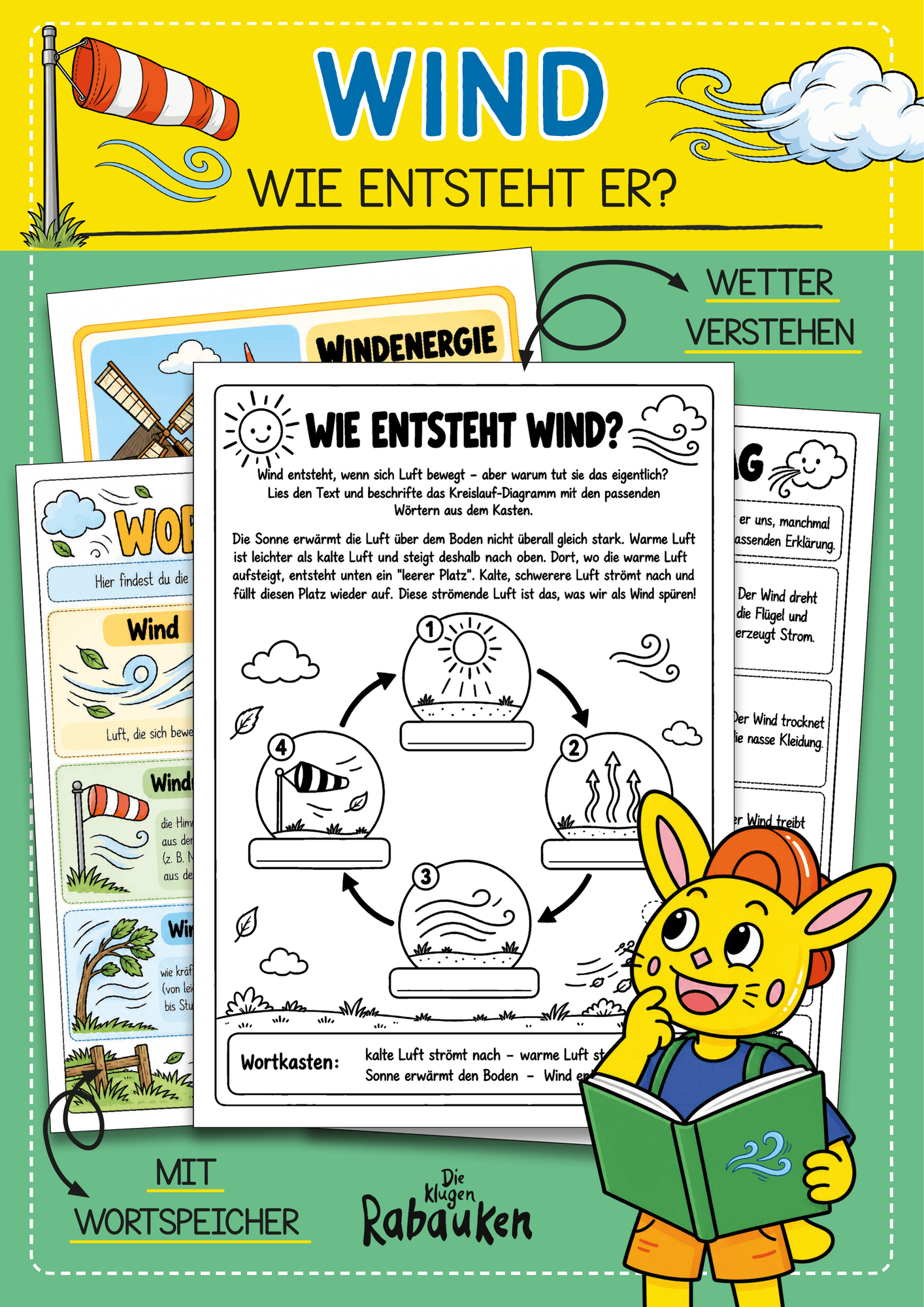 Wind Grundschule Arbeitsblatt Wind Grundschule Arbeitsblatt
