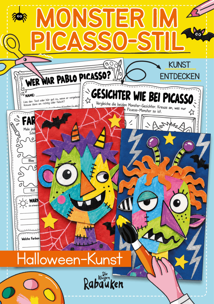 Monster im Picasso-Stil Cover – Picasso in der Grundschule